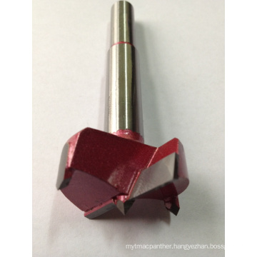 Hinge Boring Bit with Carbide for Wood Industrial Red Color Hi-Quality